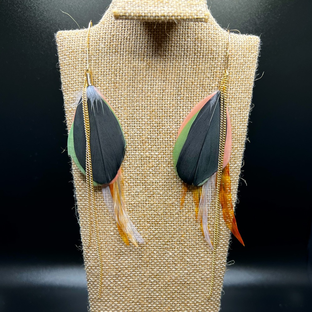 FREE PEOPLE - Feather Earrings